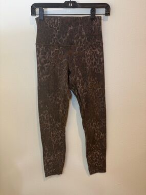 lululemon athletica High-Waist Leopard Print Leggings - Brown